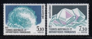 FRENCH SOUTHERN & ANTARCTIC TERRITORIES Mesotype & Analcime MNH set - Picture 1 of 1