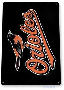 BALTIMORE ORIOLES TIN SIGN CAL RIPKEN JR MURRAY MUSSINA ANDERSON ALOMAR 12x18 in - Picture 1 of 1