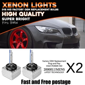 2 X D1S XENON HID LIGHT BULBS HEADLIGHT HEADLAMP 35W OEM Replacement FITS BMW - Picture 1 of 14
