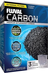 PACK DE 3 FILTROS EXTERNOS DE CARBONO FLUVAL 3 X 100G NUEVOS - Imagen 1 de 6