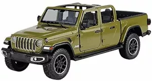 2021 JEEP GLADIATOR OVERLAND (OPEN TOP) 1/27 scale DIECAST CAR MOTOR MAX 79367GN - Picture 1 of 2