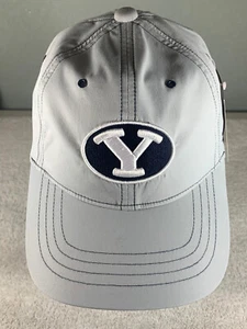 NWOT Zephyr Graf-x SAMPLE BYU Cougars Adjustable Dad Hat Cap Gray Logo - Picture 1 of 6