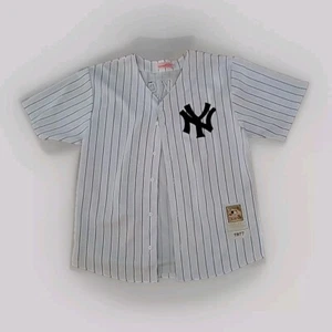 1977 New York Yankees Mitchell Ness Reggie Jackson Jersey Size 52 - Picture 1 of 7