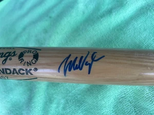 MO VAUGHN Autographed Hand Signed Mini Bat Authentic Rawlings Adirondack 302 - Picture 1 of 5