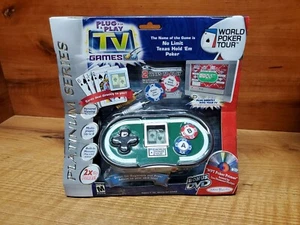 NEW World Poker Tour WPT Plug and Play TV Game Platinum Version Jakks *Bonus DVD - Picture 1 of 15