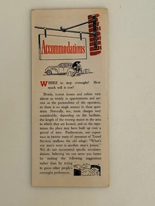 Vtg 1948 Esso Touring Service Accommodations Guide Brochure Tourist Information - Picture 1 of 4