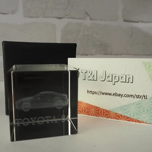 (Sehr selten) Toyota 86 Glasfigur Briefbeschwerer aus Japan Exclusive Car Auto - Bild 1 von 8