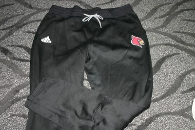 Louisville Cardinals Basketball team issued black travel pants size XLT - Image 1 of 2
