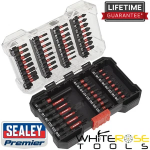 Sealey Power Tool Bit Set Premier 55pc Impact Grade Drill Screwdriver Case - Picture 1 of 4