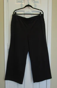 LIZ CLAIBORNE Petite Black Stretch Knit Pants ~ 1XP - Picture 1 of 8