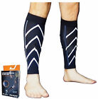 Women Mans leg Compression Sports Shin Calf Recover long Socks Running Sleeves