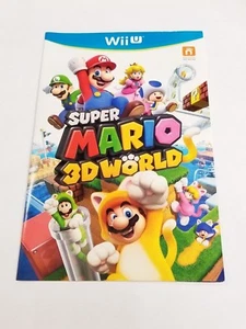 Super Mario 3D World Instruction Manual Booklet ONLY!! (Wii U) - Picture 1 of 1