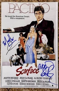 Foto sciarpa firmata Al Pacino, Mary Elizabeth Mastrantonio & F Murray Abraham - Foto 1 di 3