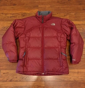 VTG North Face 600 Down Fill Purple Nuptse Youth Size Large (Women's XS/XXS) - Picture 1 of 12
