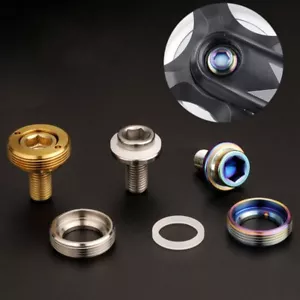 Bicycle Crank Screw M8x15mm Alloy Bolts for Square Hole Bottom Bracket - Picture 1 of 12