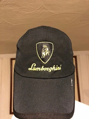 Cappello berretto baseball LAMBORGHINI BULL EMBLEM ORLO NERO - MORBIDO ricamo - Immagine 1 di 4