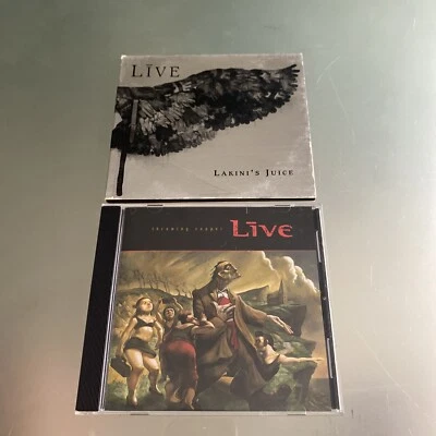 Live 2 💿 LOT: Lakini's Juice- 3 Track IMPORT Digipak & Throwing Copper Foto 1 de 4