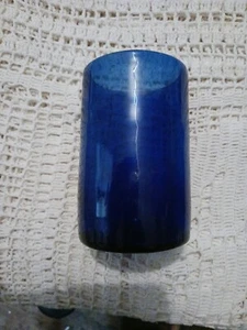 Vintage Cobalt blue glassware set of 2 blue glasses Libbey - Picture 1 of 5