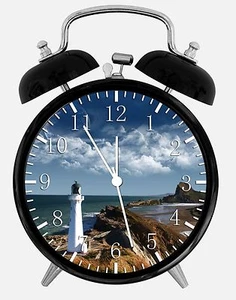 Lighthouse Alarm Desk Clock 3.75" Home or Office Decor E370 Nice For Gift - Picture 1 of 1