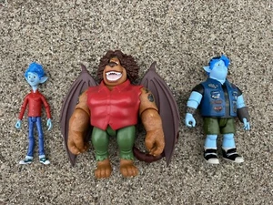 2019 Disney Pixar Onward Action Figures Manticore Ian & Barley Lightfoot Posable - Picture 1 of 10