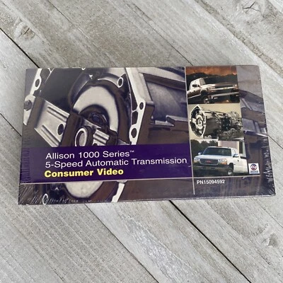 NEW VHS Tape Allison 1000 Series 5-Speed Automatic Transmission Consumer Video - Image 1 of 4