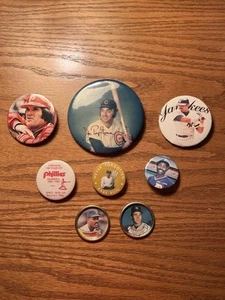 BASEBALL PINS/COINS--ROSE--MATTINGLY--REGGIE--PEPITONE--THE BABE - Bild 1 von 4