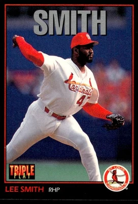 1993 Triple Play Lee Smith St. Louis Cardinals #83 - Image 1 of 2