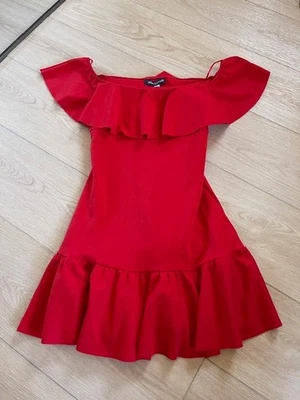 Urban Outfitters Women's XS, RED Short Off Shoulder Dress, Brand New NWT $59 - Image 1 of 4