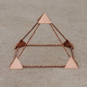Sacred Cubit Tensor-Flux Hybrid Giza Pyramid 1/2 Lost Cubit 177 Mhz Copper coppe - Picture 1 of 17