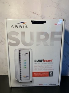 ARRIS SURFboard SB6183 Kabelmodem 16x4 Kanäle DOCSIS 3.0 Weiß Open Box Neu - Bild 1 von 6