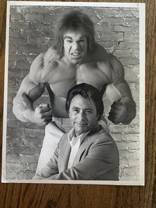 RASSEGNA STAMPA PROMO FOTO TV INCREDIBILE HULK RITORNA LOU FERRIGNO Bill Bixby - Foto 1 di 2