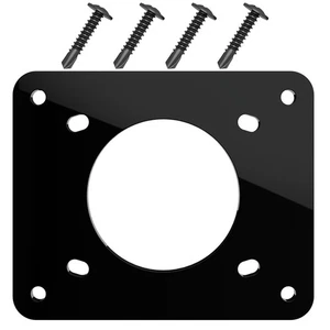 EZGO TXT 36v golf cart Noco GCP1 110v AC Port Adapter Plate 4 Holes - Acrylic US - Picture 1 of 8