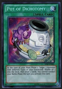 Yugioh Pot de Dichotomie SHSP-EN065 Secret Rare Illimité - LP - Photo 1/2