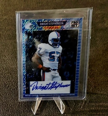 2024 Leaf Pro Set Dwight Stephenson 89A-DS2 Blue Shimmer Auto #d 11/20  - Image 1 of 3