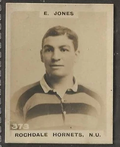 PINNACE FOOTBALL-BLACK OVAL BACK-#0373- RUGBY - ROCHDALE HORNETS NU E. JONES  - Picture 1 of 2