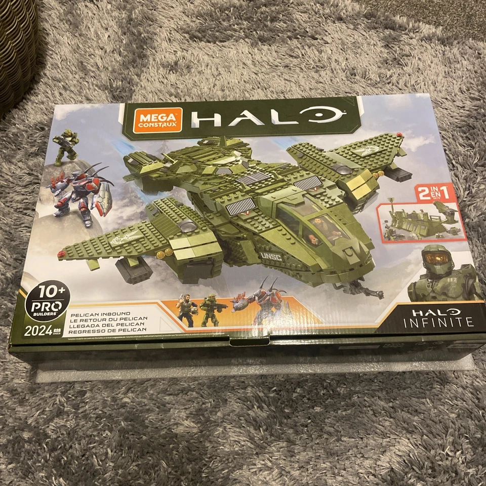 Halo Infinite Mega Construx Pelican Inbound Construction Set Brand New Unopened - Image 1 of 4