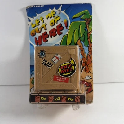 Vintage 1997 Sky Kids Let Me Out Of Here Shipping Crate Box Toy - Image 1 of 4