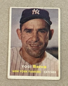 1957 Topps Baseball Yogi Berra New York Yankees Card #2 - Picture 1 of 2