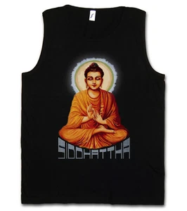 SIDDHATTHA GOTAMA VINTAGE TANK TOP - Buddhismus Indien Govinda Buddha Siddhartha - Picture 1 of 2