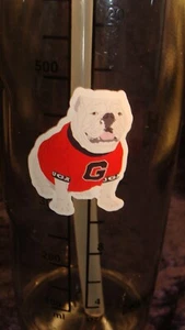 GEORGIA ~ UGA ~ BULLDOGGE ~ TUMBLER ~ 10"" ~ ZÜRICH ~ SEHR GUTER ZUSTAND ~ - Bild 1 von 6