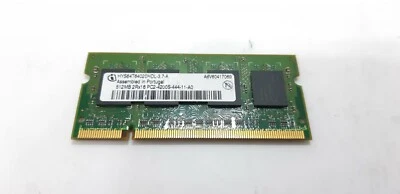 MEMORIA PORTÁTIL HYS64T64020HDL-3.7-A QIMONDA 512MB 2RX16 PC2-4200S-444-11-A0 (CA69) Foto 1 de 2