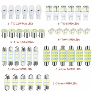 42x Innenraumbeleuchtung Lampe L-E-D Auto Licht T10 SMD Birne Leselicht DC/12V - Bild 1 von 6
