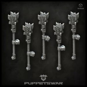 Five Modelos Of Gran Mazas Con A Izquierda Mano Puppetswar X081 - Imagen 1 de 3