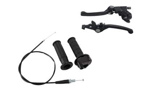 Black Control Handlebar Kit for 125cc 140cc PIT PRO Dirt Bikes – Throttle Grip + - Picture 1 of 20