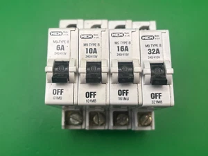 MEM Type B MCB 6A 61MB 10A 101MB 16A 161MB 32A 321MB - Picture 1 of 8