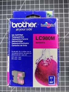 Original BROTHER LC980 Drucker Tintenpatrone Magenta - Bild 1 von 3