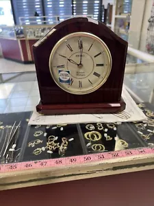 Seiko Brown Wooden Case with Chime Westminster Whittington Clock QXJ112BLH 🎁 - Picture 1 of 8