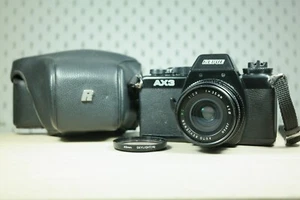 REVUE AX3 (CHINON CA-4S) + AUTO REVUENON MC 35/2.8 + filter + case  Pentax K PK - Picture 1 of 23