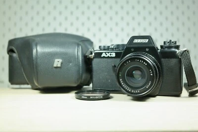 REVUE AX3 (CHINON CA-4S) + AUTO REVUENON MC 35/2.8 + filter + case  Pentax K PK Foto 1 de 4