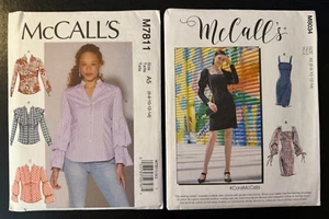 McCall's M7811 &/or M8034 (Sizes: 6-14) Misses' Tops / Dresses UC FF *NEW* - Picture 1 of 17